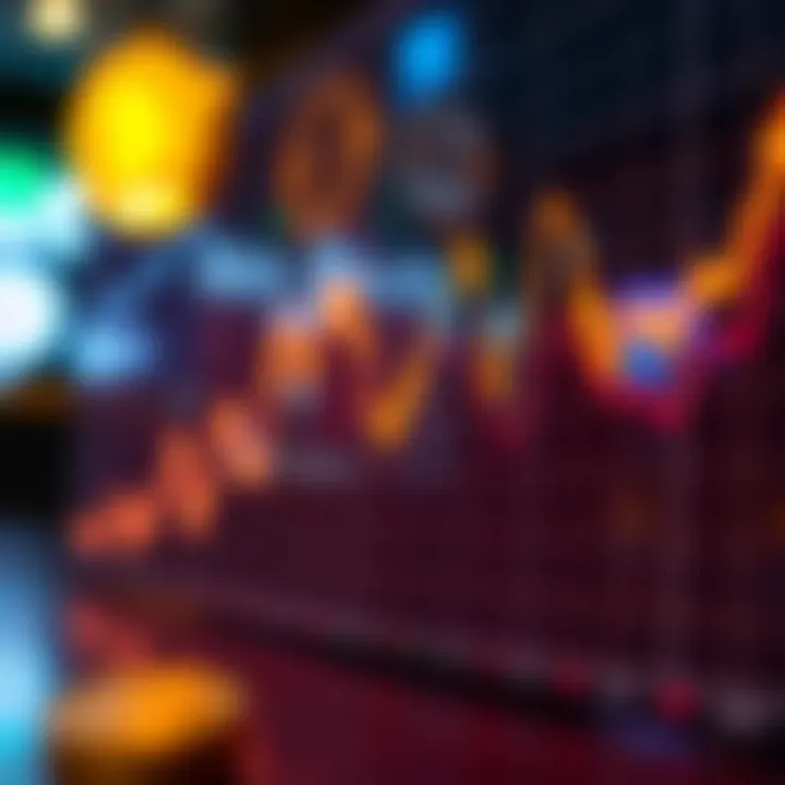 Graph illustrating market trends for cryptocurrencies