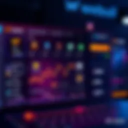 Webull platform dashboard showcasing cryptocurrency options