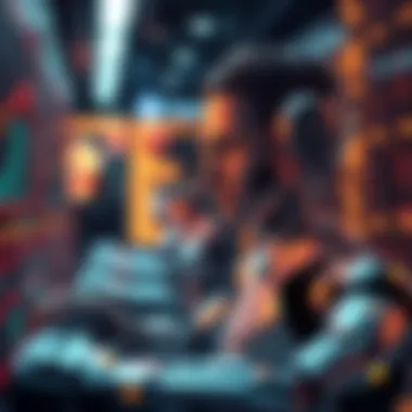 Illustration depicting the ethical dilemmas in automated trading