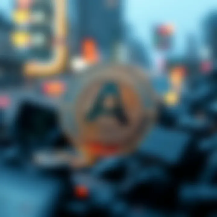 Visual representation of investment strategies for cryptocurrency