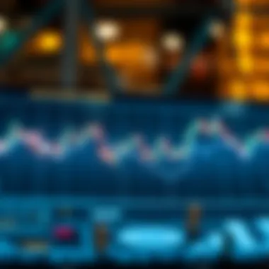 Graph illustrating cryptocurrency market trends