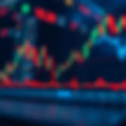 Visual representation of candlestick patterns