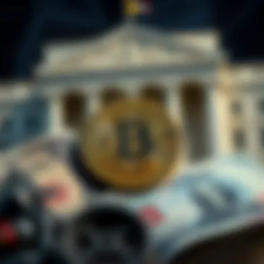 Cryptocurrency vs. Traditional Currency: A New Era Bitcoin and traditional currency juxtaposition