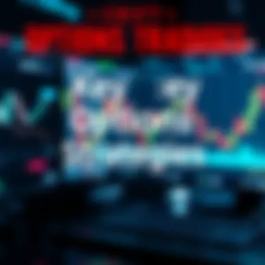 Visual representation of options trading strategies