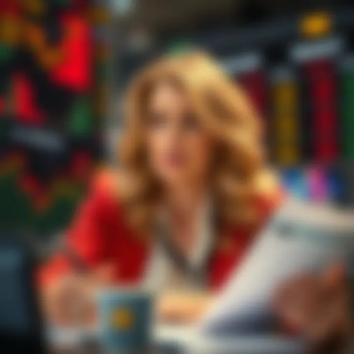 Cathie Wood analyzing stock market trends