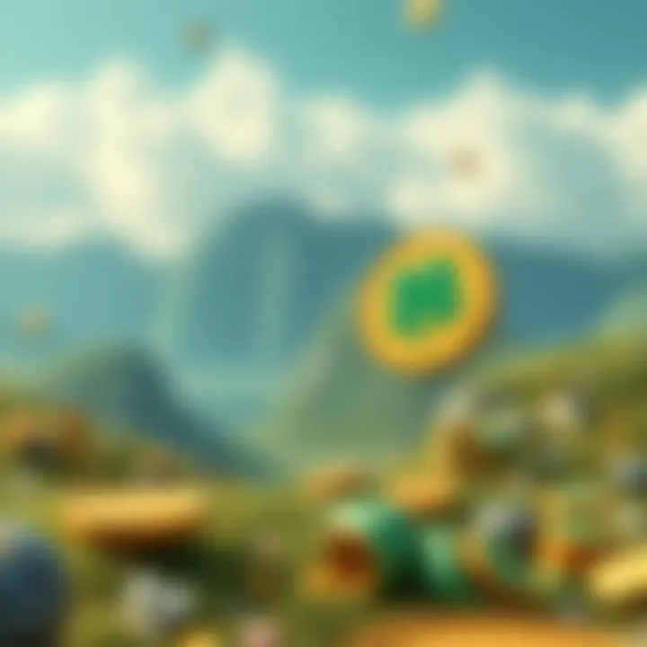 Investment Landscape: Weighing Benefits and Risks of Clover Coins Illustration depicting the benefits and risks of investing in Clover Coins