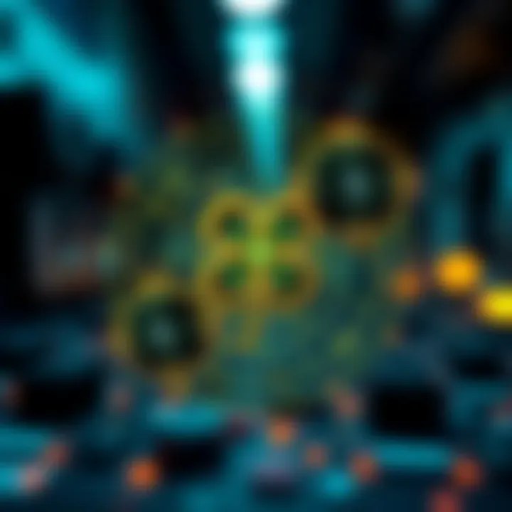 The Innovative Technology of Clover Coins Visual diagram showcasing the technology behind Clover Coins