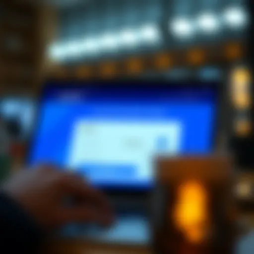 Visual representation of the Coinbase interface for USD wallet creation