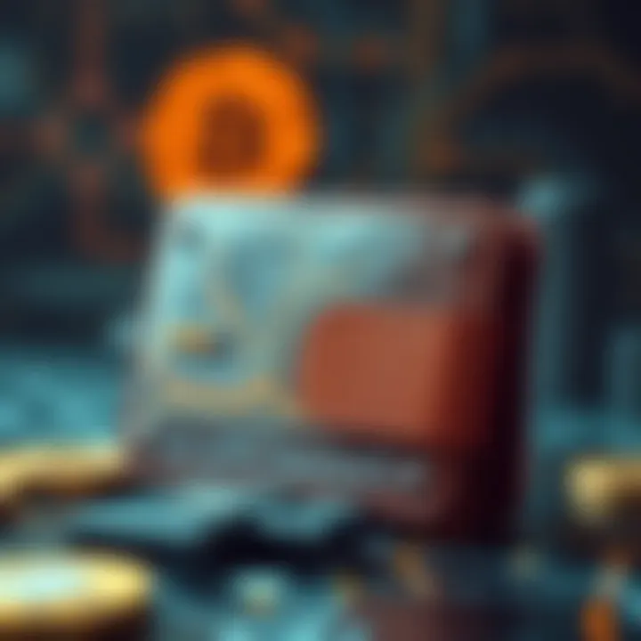 A depiction of advanced security measures for crypto wallets