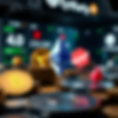 Various cryptocurrency exchange platforms logos