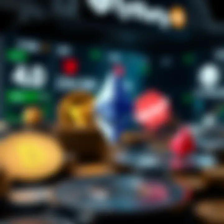 Various cryptocurrency exchange platforms logos