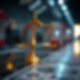 Graphical representation of Libra and US dollar exchange dynamics