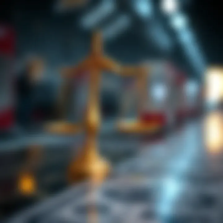 Graphical representation of Libra and US dollar exchange dynamics