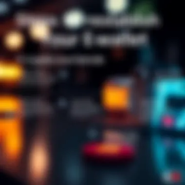 Diagram outlining the steps to create a cryptocurrency e-wallet