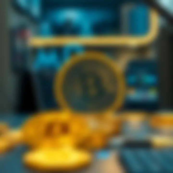 Conceptual image of digital asset management