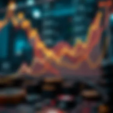 A graph illustrating the economic trends and profitability of cryptocurrency mining over time.