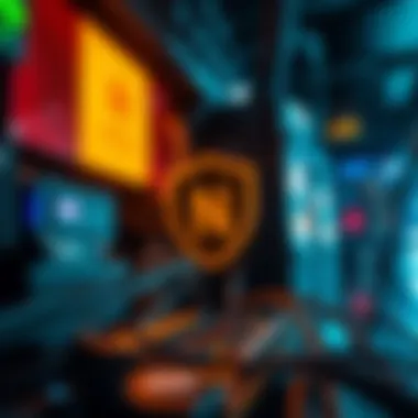 Cryptocurrency mining setup with antivirus protection