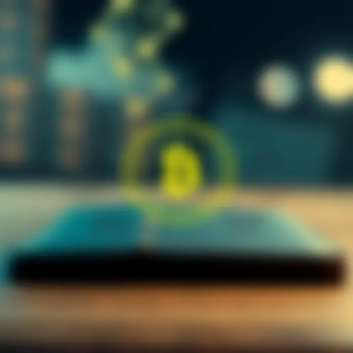 Diagram showcasing wallet features