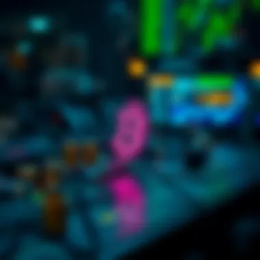 Security in Cryptocurrency Transactions Conceptual image of cryptocurrency transaction security