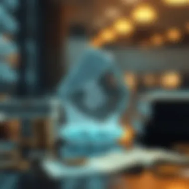 A conceptual art piece representing the future of finance influenced by DeFi technologies.