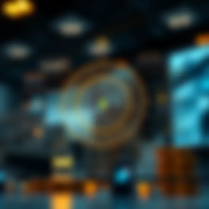 A detailed diagram showcasing the mechanics of a lending protocol within DeFi.