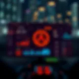 Visual representation of Antpool's interface showcasing mining statistics