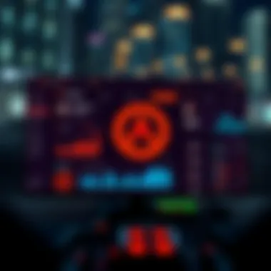 Visual representation of Antpool's interface showcasing mining statistics