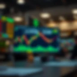 Visual representation of options trading concepts