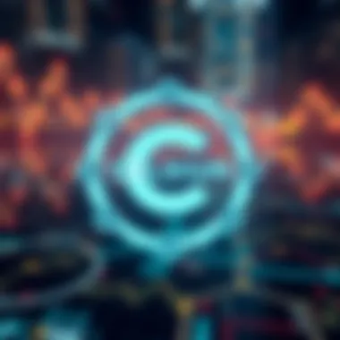 Celsius Network Logo in Digital Finance Context Celsius Network logo with a digital finance backdrop