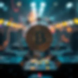 Visual representation of covesting's mechanics in cryptocurrency trading