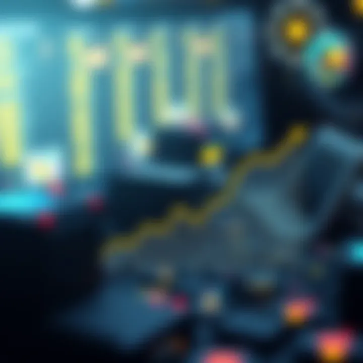 Graph illustrating the rise of cryptocurrency mining app usage over time