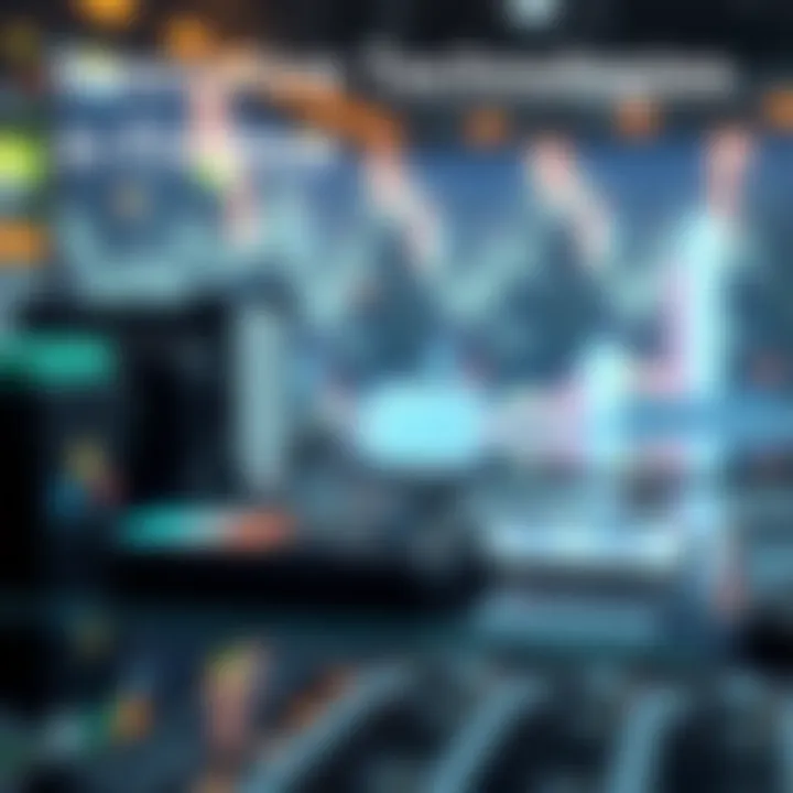 Illustration of innovative technologies shaping the financial landscape.