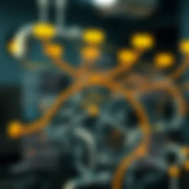 Infographic detailing consensus algorithms used in Hashgraph technology