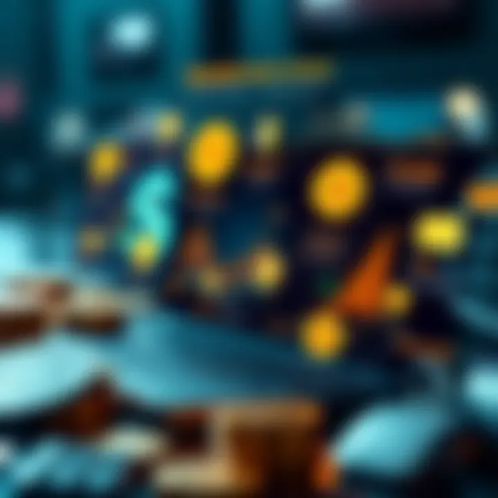 Diverse Online Income Streams A detailed infographic representing various online income streams.