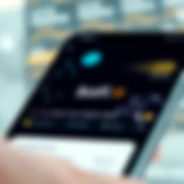 User interface of Sofi Digital Bank app