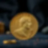 Aureus gold coin depicting Roman iconography