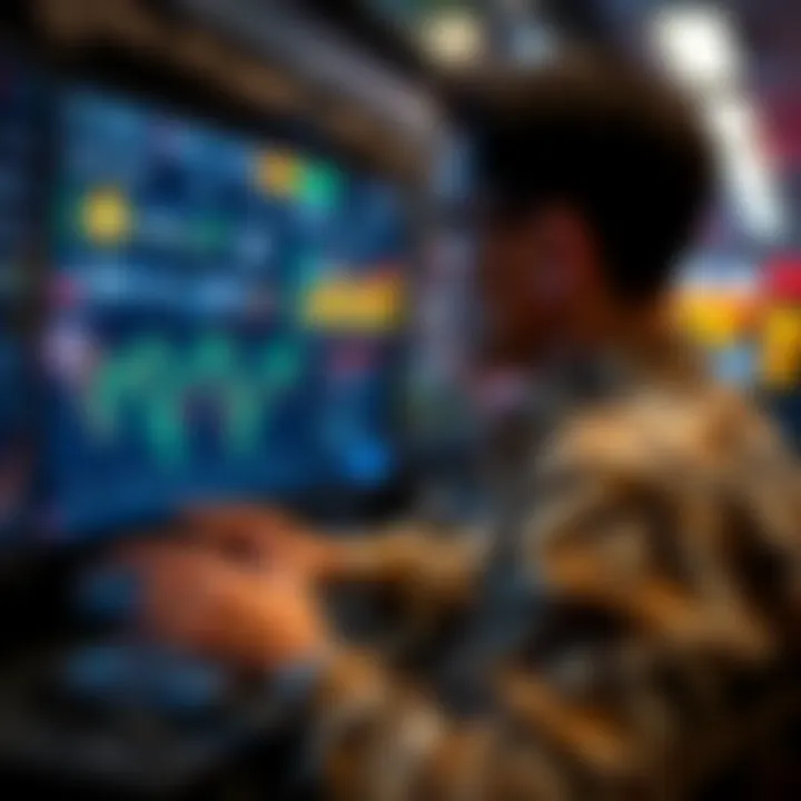 User Experience on Cryptocurrency Platforms User navigating through a cryptocurrency platform interface