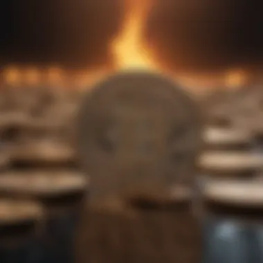 Symbolism of Memorialization in Cryptocurrency A symbolic representation of memorialization within the cryptocurrency landscape.