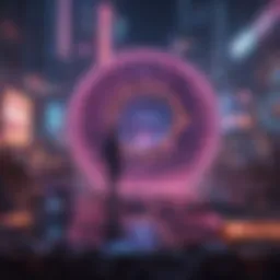 A vibrant digital artwork showcasing Beeple's unique style