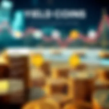 Infographic comparing popular yield coins and their features