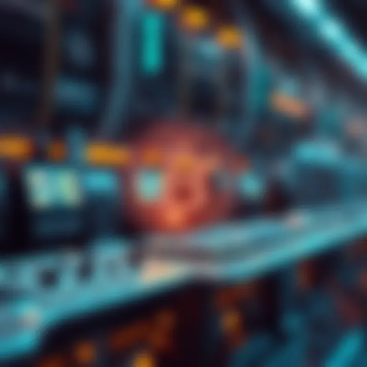 Visual representation of the technological foundations driving Galaxy crypto