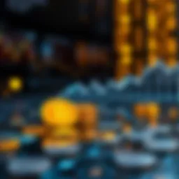 An artistic representation of cryptocurrency trends