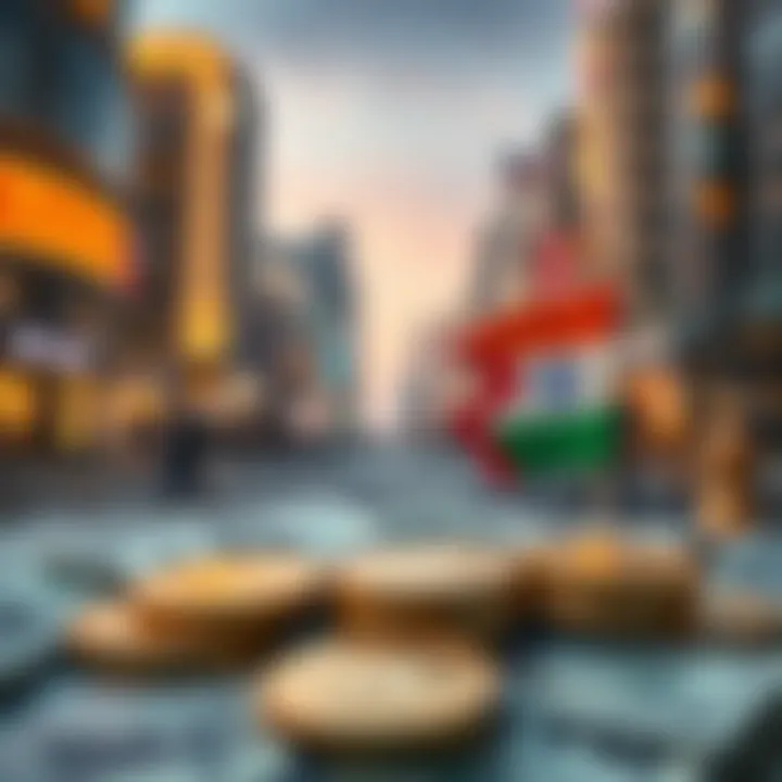 Visual representation of geopolitical factors influencing currency markets