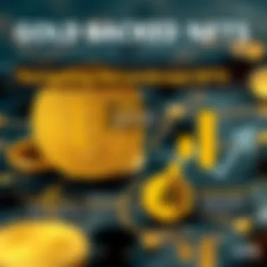 An infographic detailing the advantages and challenges of gold-backed NFTs in the market.