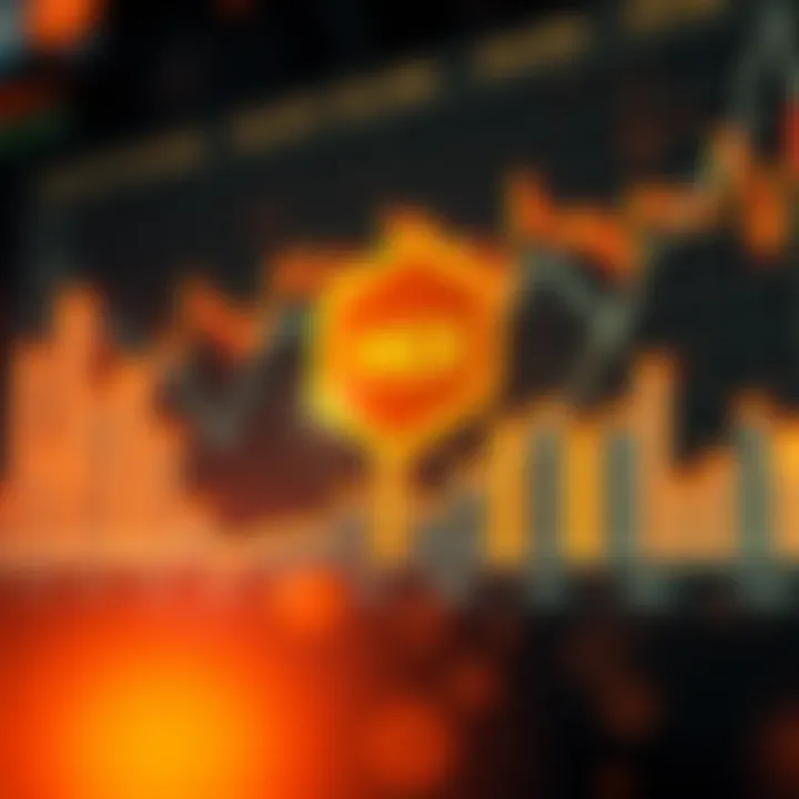 Graph showcasing Hex token market trends and performance