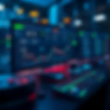 A visual depiction of a buy bot interface and trading dashboard