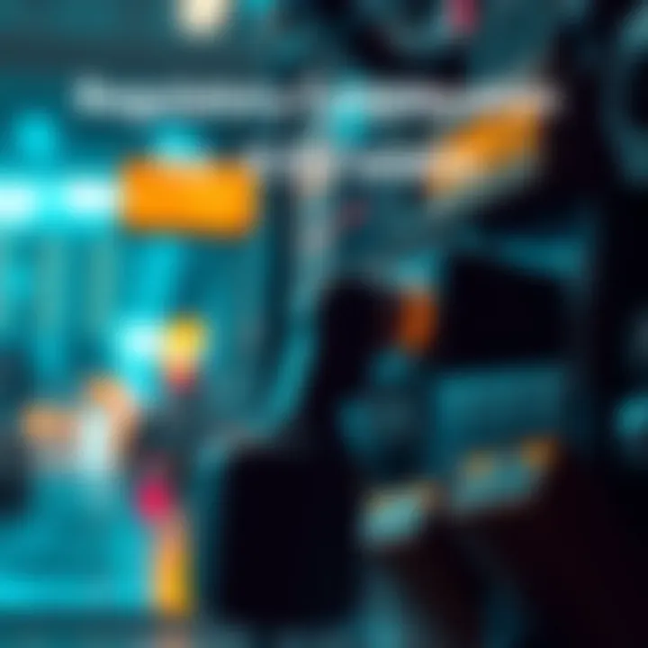 Infographic detailing regulatory considerations for ICO-O-Matic