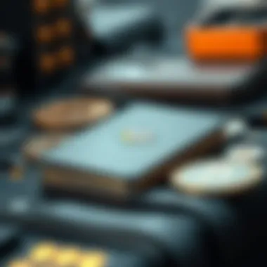 A sleek hardware cryptocurrency wallet showcasing its design and features.