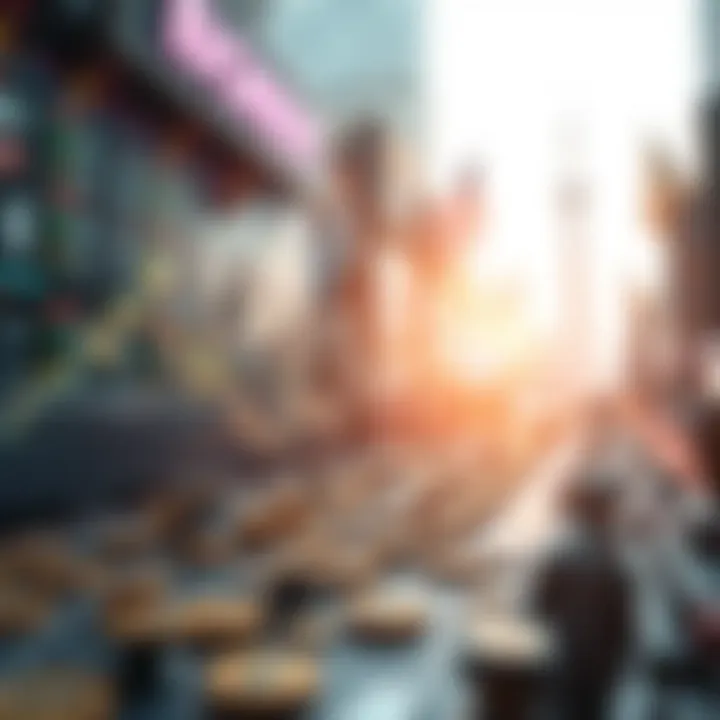 Understanding Market Trends in the NFT Sphere An analytical graphic depicting market trends in NFTs