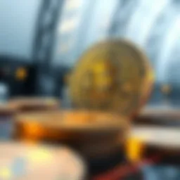 Visual representation of secure cryptocurrency staking platforms